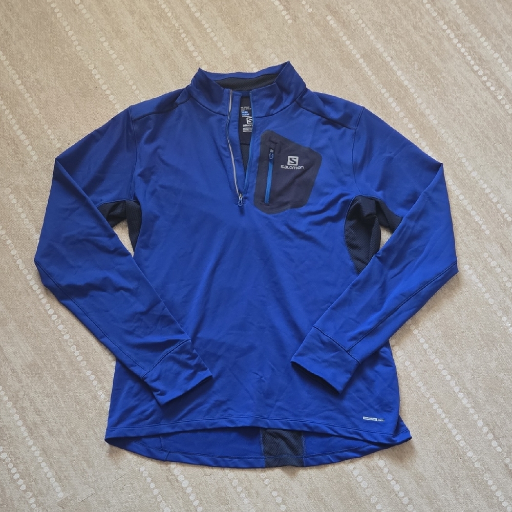Salomon Blue Performance Quarterzip